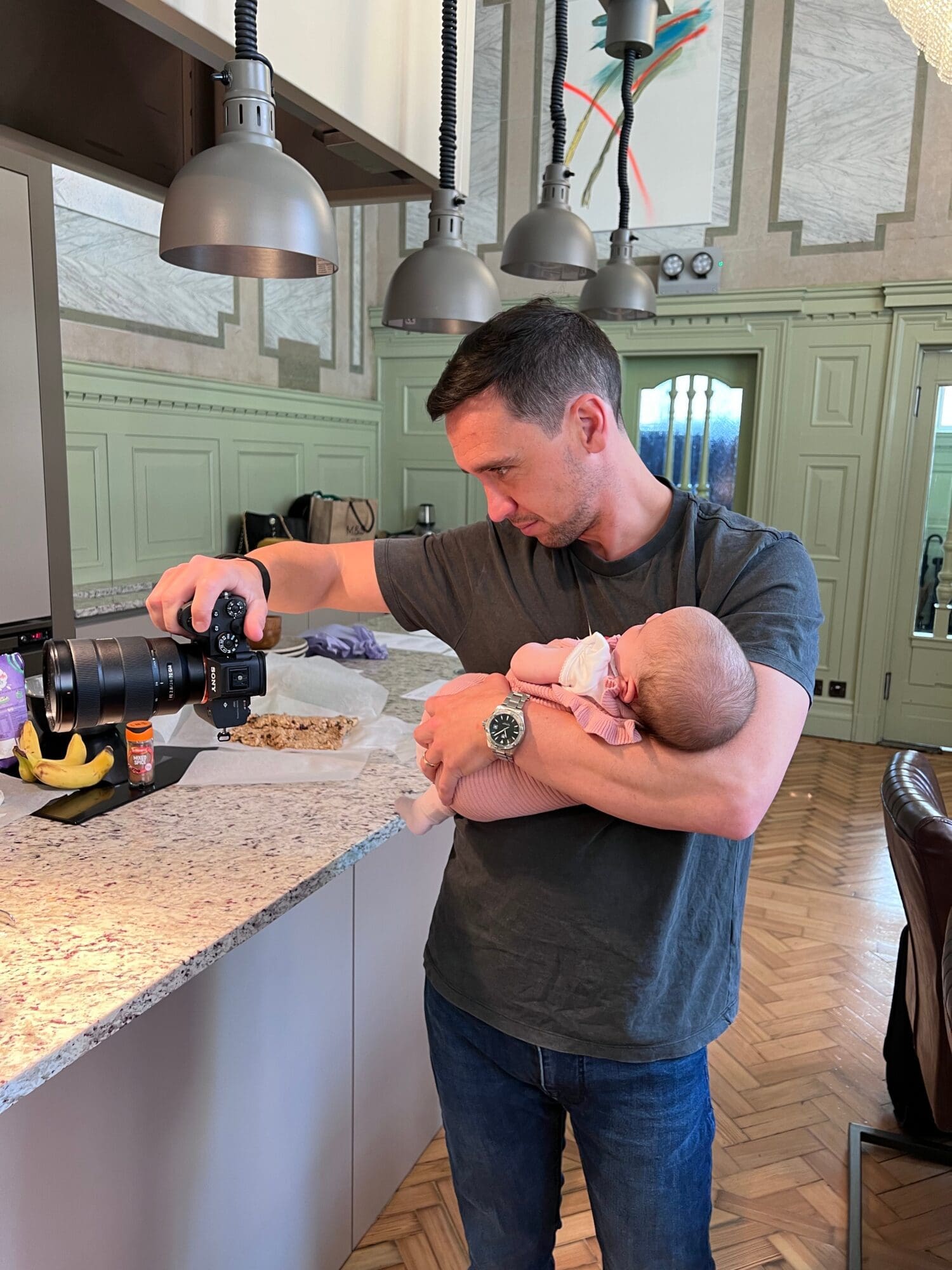 Tom Pitfield and his daughter Iris