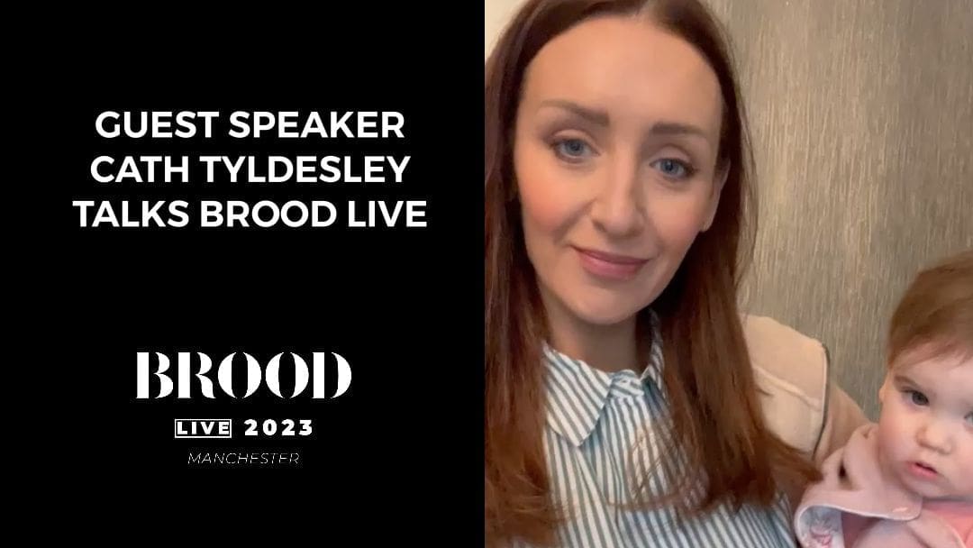 CATH TYLDESLEY TALKS BROOD LIVE MANCHESTER WITH THE BEAUTIFUL BABY IRIS