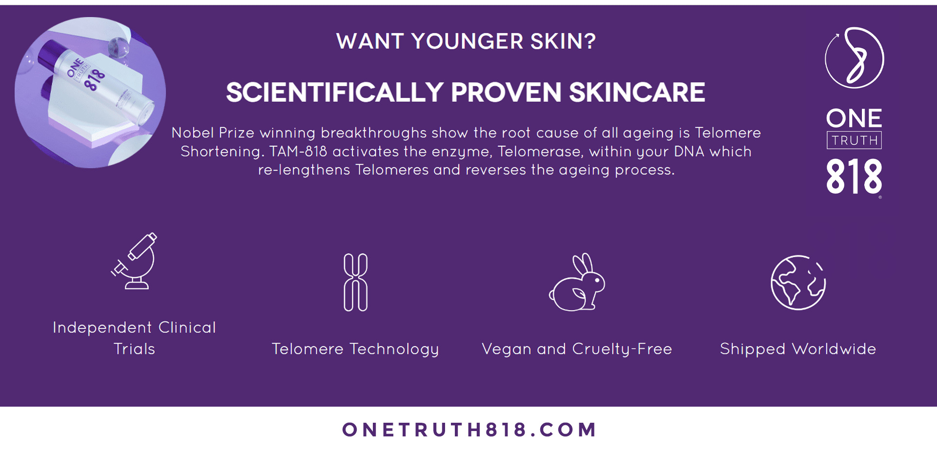 One Truth 818 Anti Ageing Skincare