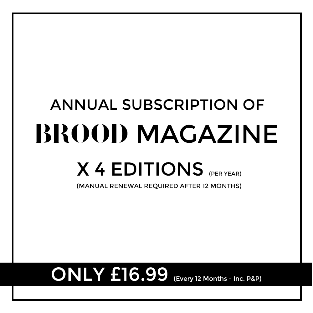 Annual BROOD Magazine Subscription