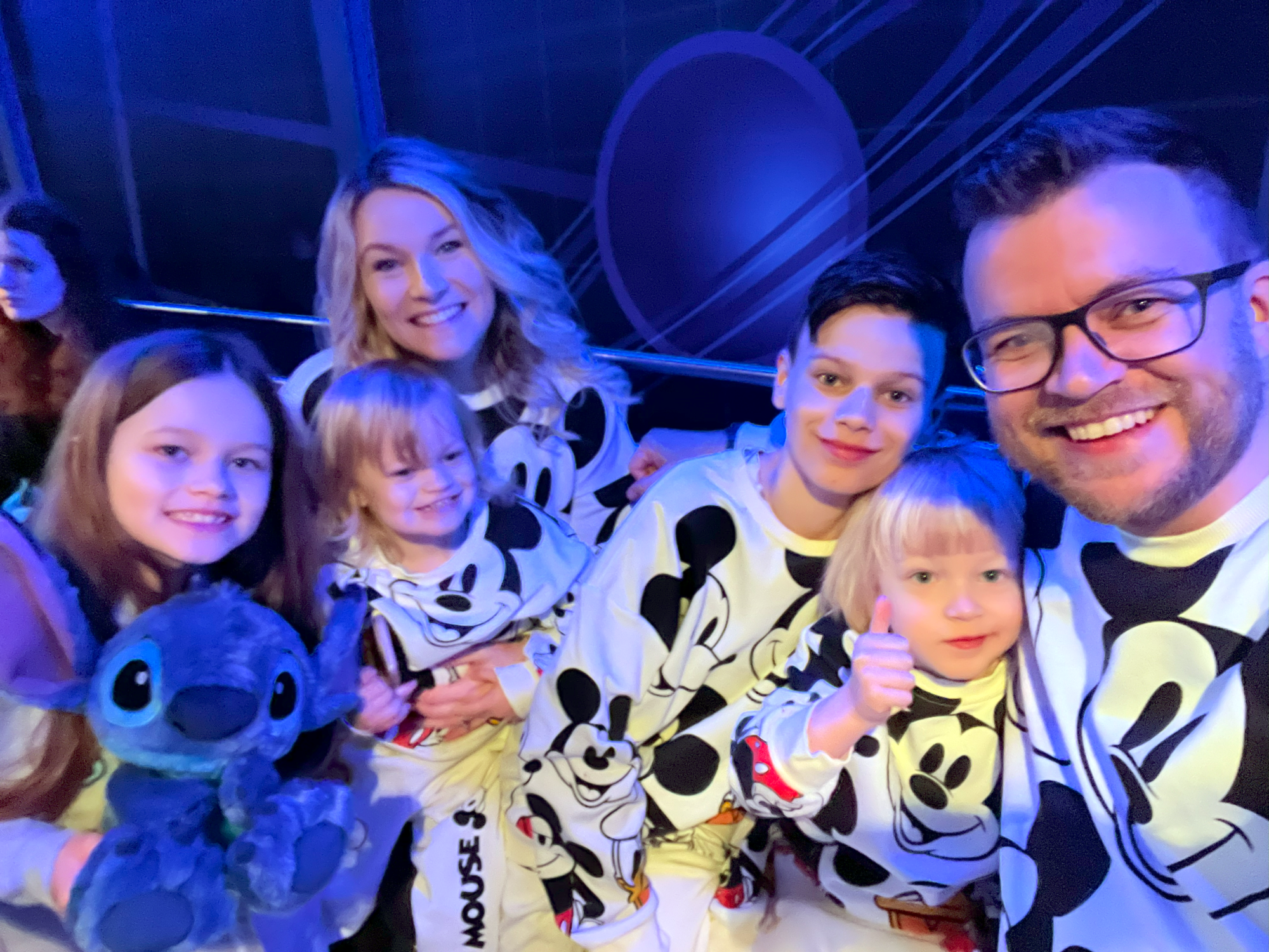 Lolo Stubbs & Rob Stubbs and their Family at Disneyland Paris